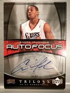 激レア名選手直書 Glass Auto 06 Upper Deck Andre Igudala NBA 直筆 サイン アンドレ イグダーラ Panini Warriors Finals MVP 優勝 バスケ