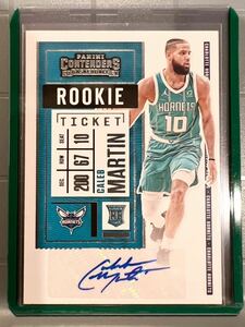 激レア選手 RC Auto 20 Panini Caleb Martin ケイレブ・マーティン NBA 直筆 ルーキー サイン バスケ Heat ヒート ドラフト外 大活躍