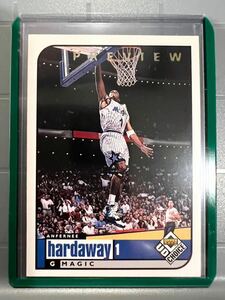 貴重 Preview 版 1998 Upper Deck Anfernee Hardaway ペニー・ハーダウェイ NBA Magic ユニフォーム Panini バスケ All-star Legend