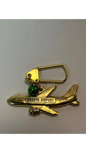  Nagoya airport key holder gold color 