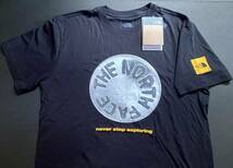新品 USA ノースフェイス BOXロゴ Tシャツ ブラック (L) アメリカ直営店購入_画像4