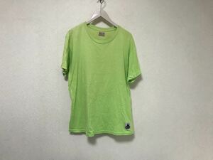 本物エクストララージXLARGEコットン半袖TシャツメンズサーフアメカジミリタリーワークストリートスケーターLアメリカ製緑グリーン