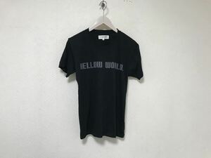 本物ヴァンキッシュVANQUISHプリントコットン半袖Tシャツメンズサーフアメカジミリタリー黒ブラック2M