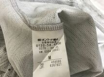 美品本物ジョセフアブードJOSEPH ABBOUD Vネック半袖Tシャツメンズサーフアメカジミリタリービジネススーツグレー柄M_画像5