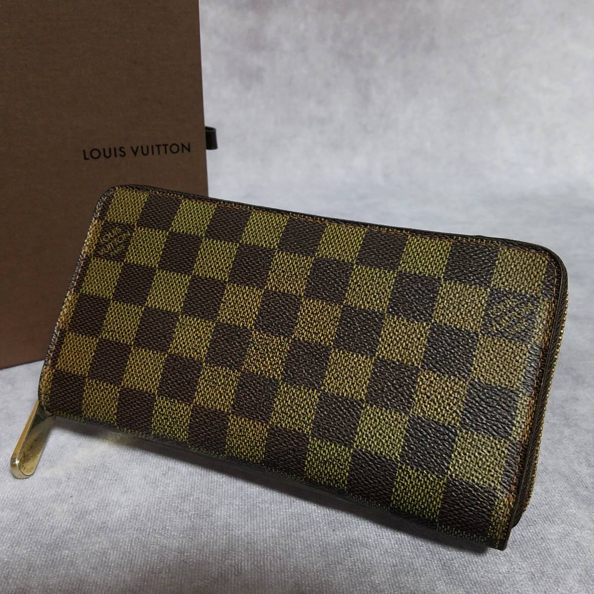 良好】 LOUIS VUITTON ルイヴィトン 正規品 本革 レザー ダミエ