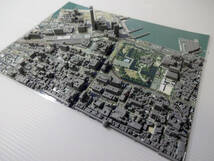 香川県高松市　高松駅　国土交通省の整備した３D都市データを活用した都市模型　組立済　　スケール1/4000　(透明ケース付)　_画像2