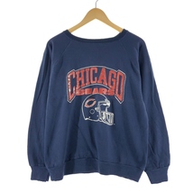 古着 80年代 チャンピオン Champion NFL CHICAGO BEARS シカゴベアーズ プリントスウェットシャツ トレーナー USA製 メンズM /eaa368041_画像1