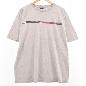 古着 90年代 トミーヒルフィガー TOMMY HILFIGER 半袖 ロゴTシャツ USA製 メンズXL ヴィンテージ /eaa320945