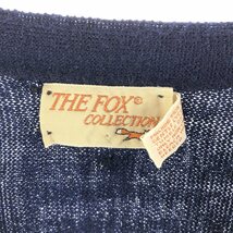 古着 70~80年代 THE FOX COLLELTION アクリルニットカーディガン USA製 メンズXL /eaa363064_画像3