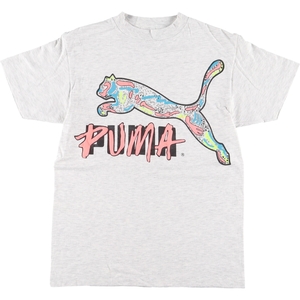 古着 90年代 プーマ PUMA ロゴプリントTシャツ USA製 レディースM ヴィンテージ /eaa371227