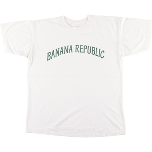 古着 90年代 バナナリパブリック BANANA REPUBLIC 半袖 プリントTシャツ メンズL ヴィンテージ /eaa371250