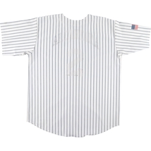 古着 TEAMWORK MLB NEW YORK YANKEES ニューヨークヤンキース ゲームシャツ ベースボールシャツ メンズXXL /eaa369400_画像2