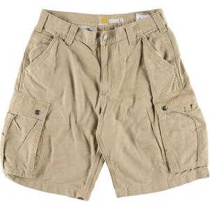 古着 カーハート Carhartt RELAXED FIT ダック地 カーゴショーツ ハーフパンツ メンズw33 /eaa322324 【SS2309】