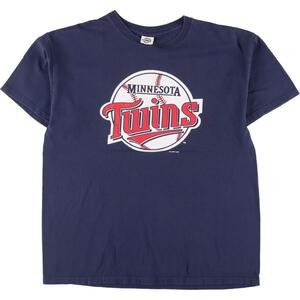 古着 デルタ DELTA MLB MINNESOTA TWINS ミネソタツインズ スポーツプリントTシャツ メンズL /eaa327407 【SS2309】