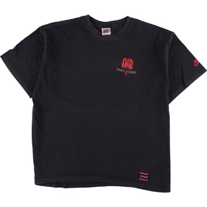 古着 90年代 ナイキ NIKE AIR JORDAN 銀タグ スポーツTシャツ USA製 メンズL ヴィンテージ /eaa329405 【SS2309】