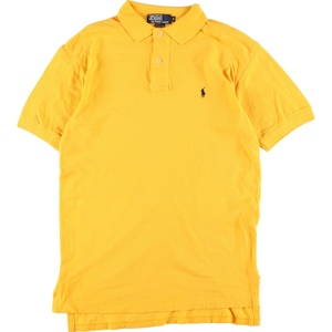 古着 90年代 ラルフローレン Ralph Lauren POLO by Ralph Lauren 半袖 ポロシャツ USA製 メンズM ヴィンテージ /eaa329652 【SS2309】