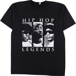 古着 HIP HOP REGENDS ラップTシャツ ラップT メンズL /eaa328279 【SS2309】