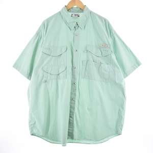 古着 コロンビア Columbia PFG 半袖 フィッシングシャツ メンズXXXL /eaa337669 【SS2309】