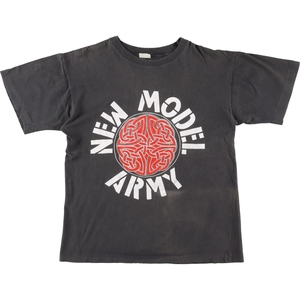 古着 80~90年代 NEW MODEL ARMY ニューモデルアーミー 両面プリント バンドTシャツ バンT メンズM ヴィンテージ /evb001925 【SS2309】