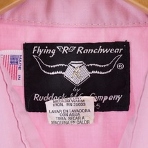 古着 Flying Ranchwear 半袖 ウエスタンシャツ USA製 メンズM /eaa337212 【SS2309】_画像3