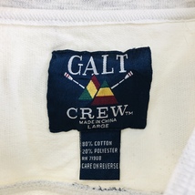 古着 GALT CREW 両面プリント Vネック カレッジスウェットシャツ トレーナー メンズXL /eaa369328_画像3