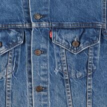 古着 80年代 リーバイス Levi's 75505 0217 デニムジャケット Gジャン USA製 メンズS ヴィンテージ /eaa372671_画像5