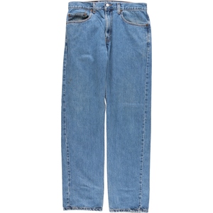 古着 00年代 リーバイス Levi's 505 REGULAR FIT STRAIGHT LEG テーパードジーンズ デニムパンツ メンズw33 /eaa372361