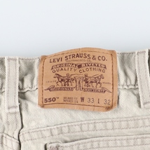 古着 90年代 リーバイス Levi's 550 RELAXED FIT TAPERED LEG オレンジタブ テーパードジーンズ デニムパンツ メンズw32 /eaa374545_画像3