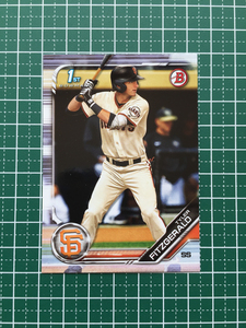 ★TOPPS MLB 2019 BOWMAN DRAFT #BD-152 TYLER FITZGERALD［SAN FRANCISCO GIANTS］ベースカード 1st 19★