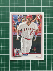 ★TOPPS MLB 2020 BOWMAN #1 MIKE TROUT［LOS ANGELES ANGELS］ベースカード 20★