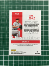 ★PANINI MLB 2022 CHRONICLES #29 NICK LODOLO［CINCINNATI REDS］ベースカード「CHRONICLES」ルーキー「RC」★_画像2