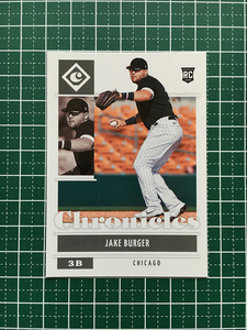 ★PANINI MLB 2022 CHRONICLES #21 JAKE BURGER［CHICAGO WHITE SOX］ベースカード「CHRONICLES」ルーキー「RC」★