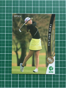 ★EPOCH 2021 JLPGA 日本女子プロゴルフ協会 オフィシャルトレーディングカード #51 セキ・ユウティン エポック★