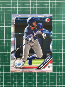 ★TOPPS MLB 2019 BOWMAN DRAFT #BD-80 CRISTIAN SANTANA［LOS ANGELES DODGERS］ベースカード 1st 19★