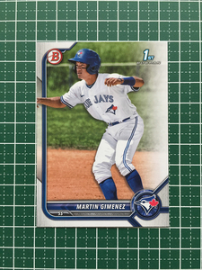 ★TOPPS MLB 2022 BOWMAN #BP-97 MARTIN GIMENEZ［TORONTO BLUE JAYS］ベースカード「PAPER PROSPECTS」「1st」★