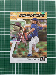 ★PANINI MLB 2021 DONRUSS #DOM1 ダルビッシュ有／YU DARVISH［CHICAGO CUBS］インサートカード「DOMINATORS」999枚限定「187/999」★