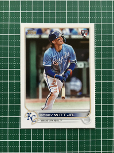 ★TOPPS MLB 2022 UPDATE #US100 BOBBY WITT JR.［KANSAS CITY ROYALS］ベースカード「BASE」ルーキー「RC」★