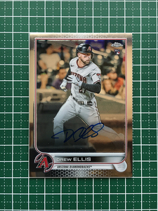 ★MLB 2022 TOPPS CHROME #RA-DE DREW ELLIS［ARIZONA DIAMONDBACKS］直筆サインカード auto ルーキー「RC」★