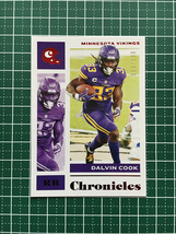 ★PANINI 2020 NFL CHRONICLES #63 DALVIN COOK［MINNESOTA VIKINGS］ベースカード「CHRONICLES」RED パラレル版 199枚限定「064/199」★_画像1