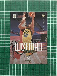 ★PANINI 2020-21 NBA CHRONICLES #161 JAMES WISEMAN［GOLDEN STATE WARRIORS］ベースカード「LUMINANCE」ルーキー「RC」★