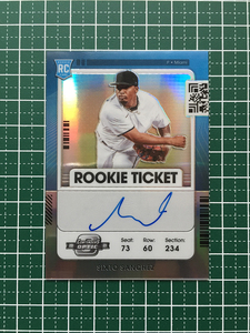 ★PANINI MLB 2021 CONTENDERS #126 SIXTO SANCHEZ［MIAMI MARLINS］直筆サインカード「ROOKIE TICKET OPTIC」ルーキー「RC」★