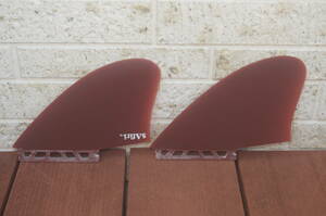 [sAfiri] PF-1567 Future Glass Keel Fin Type-c Brown 新品