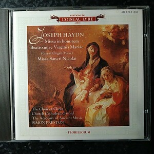 i（西独盤）プレストン　ハイドン　大オルガン・ミサ　聖ニコライ・ミサ　Preston Haydn Missa W.Germany