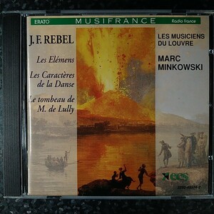 i（独盤）ミンコフスキ　ジャン＝フェリ・ルベル　四大元素　Marc Minkowski Jean-Fery Rebel Les Elemens