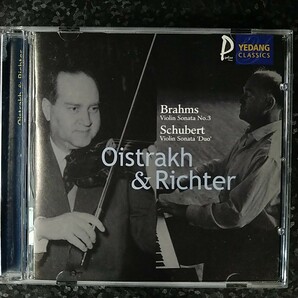 i（YEDANG）オイストラフ&リヒテル ブラームス シューベルト ヴァイオリン・ソナタ Oistrakh Richter Brahms Schubert Violin Sonataの画像2