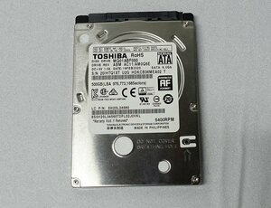 使用短い クリックポスト 東芝 MQ01ABF050 500GB HDD 2.5インチ/SATA/5400rpm toshiba データ消去 ハードディスク S091128