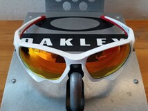 【美品♪プリズム♪】白＆赤/プラズマ/オークリー/アジアンフィット/PLAZMA/OAKLEY　検)レーシングジャケット/racing jacket _画像3