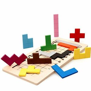  new goods * free shipping wooden wooden toy puzzle game Tetris colorful puzzle intellectual training toy ... head. gymnastics .WD156
