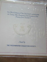 ２５ｔｈ　Ａｎｎｉｖｅｒｓａｒｙ　of the EⅡR　Queen`s CORONATION　the　ＷＥＳＴＭＩＮＳＴＥＲ　collection ＳＯＣＩＥＴＹ_画像5