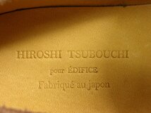 新品 別注 【HIROSHI TSUBOUCHI × EDIFICE】25cm ローファー 7 茶 ブラウン スエード ★350649 ヒロシ ツボウチ エディフィス シューズ_画像10